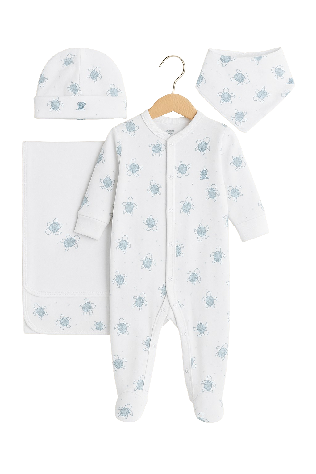 Turtles Zip Footie Pajama