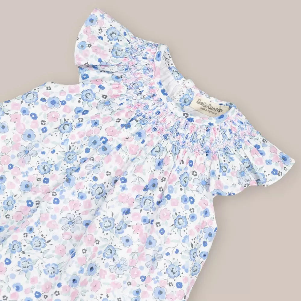 SHORT BABY DRESS AND BLOOMERS SET ANNE
