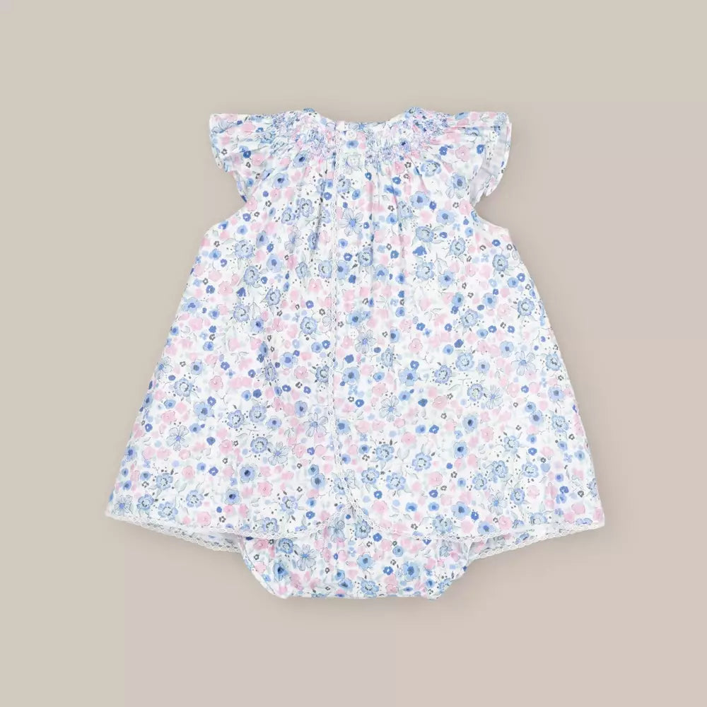 SHORT BABY DRESS AND BLOOMERS SET ANNE