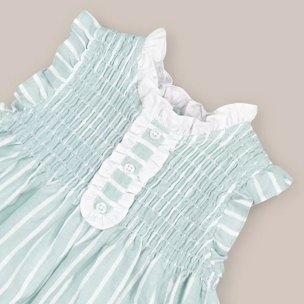 SMOCK GIRL DRESS RAYA TURQUESA