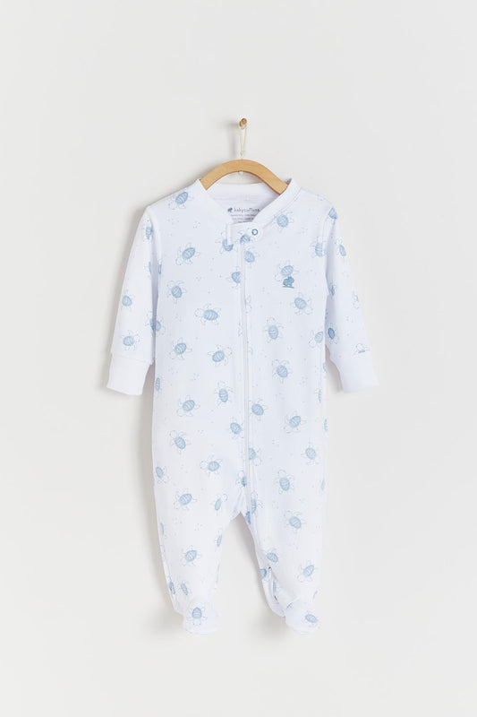 Turtles Zip Footie Pajama