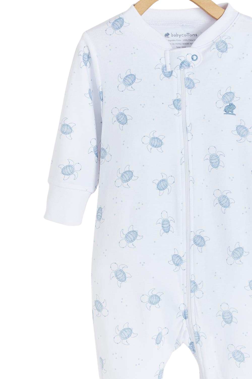 Turtles Zip Footie Pajama